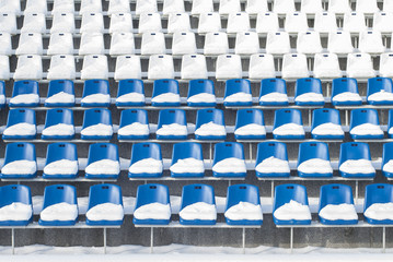 white and blue