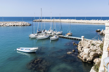 seaport in Puglia italy