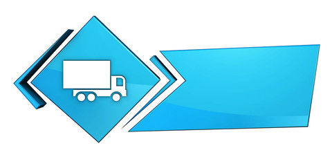 Niebieski baner 3D © vempireart