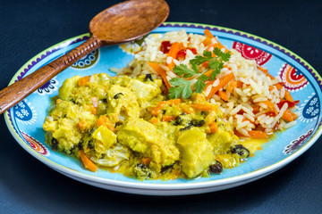 poulet au curry