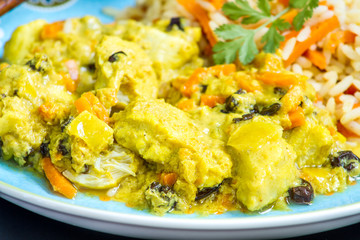 poulet au curry