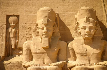 Fototapete Rund Abu Simbel - Egypte © Eléonore H