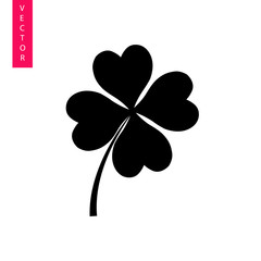 Clover vector icon, logo