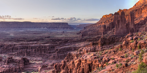 Fisher Towers and Professor Valley Panorama