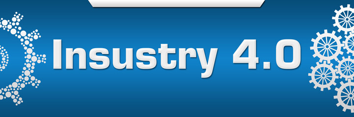 Industry Four Point Zero Blue Both Side Gears 