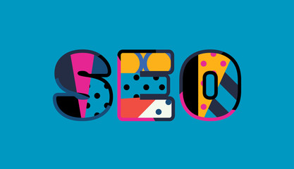 SEO Concept Word Art Illustration