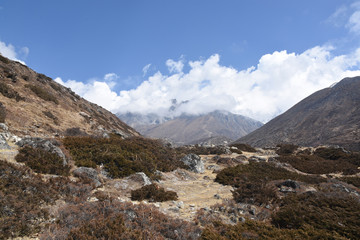 EBC Trek between Pangboche and Dingboche, Nepal