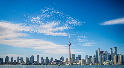 Skyline of Toronto in Canada