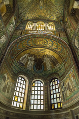 Fototapeta na wymiar famous Basilica di San Vitale in Ravenna