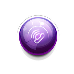 Vector phone support web button