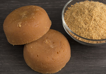Panela or sugar cane candy
