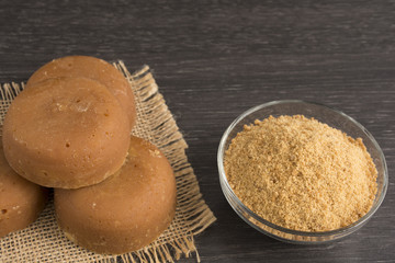 Panela or sugar cane candy
