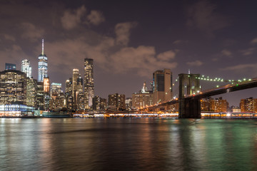 Fototapeta na wymiar Brooklyn Bridge in New York City