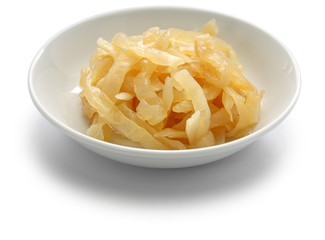 salted jellyfish shreds, chinese foodstuff