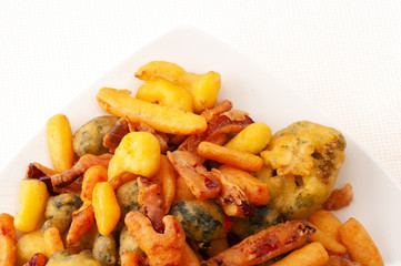 Verdure pastellate, close-up