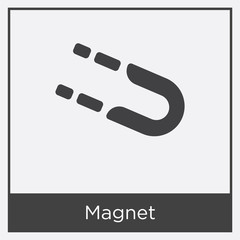 Magnet icon isolated on white background