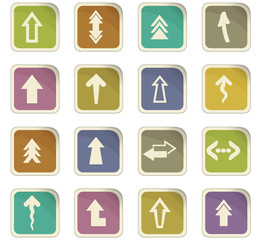 Arrows icons set