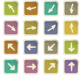 Arrows icons set