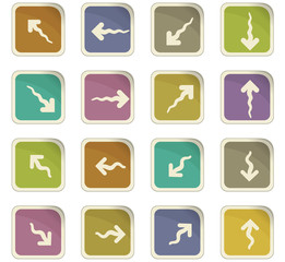 Arrows icons set