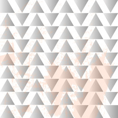 Fototapeta premium Geometric hipster abstract chevron pattern with gold triangular elements. Trendy chic golden background design for wedding, invitations, birthday, save the date, anniversary, fashion banners, web