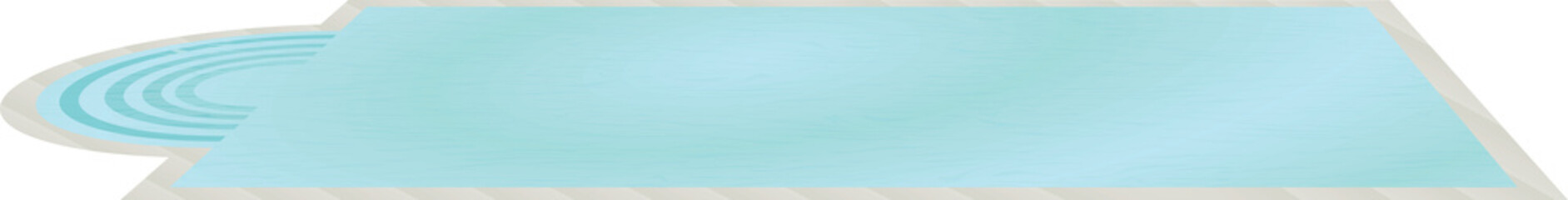 Swimming pool. top view. vector illustration
