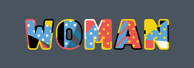 Woman Concept Word Art Illustration