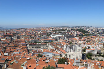 Fototapeta na wymiar Panorama of Lisbon, Portugal