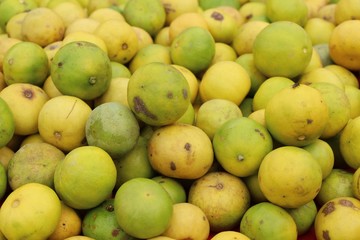 Fresh lemon for cooking in the market