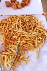 French fries is delicious at street food