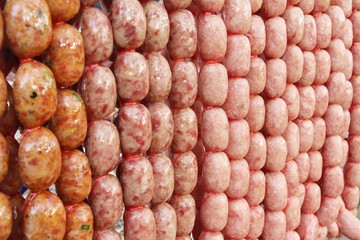 grilled sausage asia delicious at street food