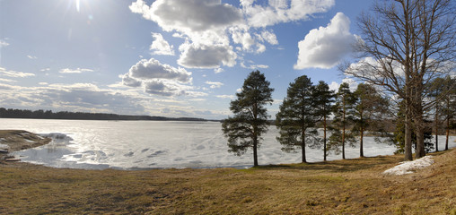 Ferapontovo lake near Ferapontov monastery