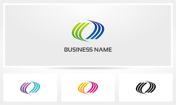 Swoosh Curve Abstract Logo 
