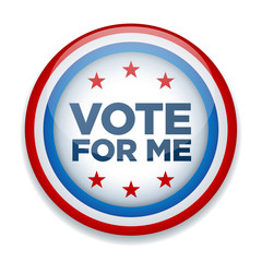 2020 United States of America Presidential Election Button - Vector EPS10