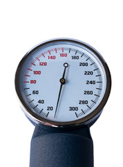 manometer isolated on white background.