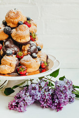 delicious and beautiful dessert for a family bakery