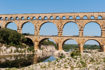 Fototapeta premium Gard-Brücke