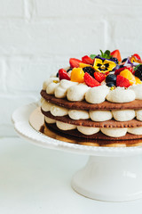 delicious and beautiful dessert for a family bakery