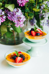 delicious and beautiful dessert for a family bakery