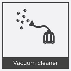 Vacuum cleaner icon isolated on white background