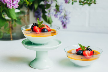 delicious and beautiful dessert for a family bakery