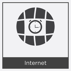 Fototapeta premium Internet icon isolated on white background