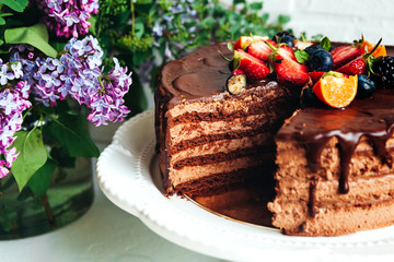 delicious and beautiful dessert for a family bakery