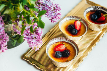 delicious and beautiful dessert for a family bakery