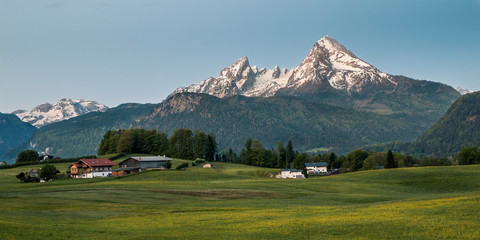 Panorama eines Berges