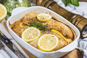 Lemon grilled chicken chop