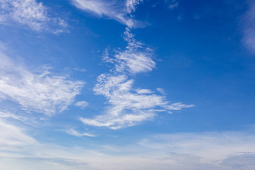 Obraz premium Blue sky background with clouds, background sky