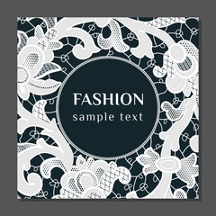 fashion template invitation card