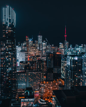 Toronto Epic Night City Skyline