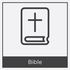 Bible icon isolated on white background