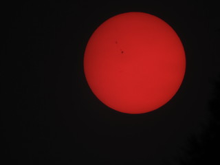 red sun